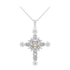 Collier en argent et Citrine