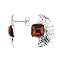 Boucles d'oreilles en argent et Ambre baltique