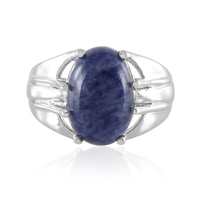 Bague pour homme en argent et Sodalite