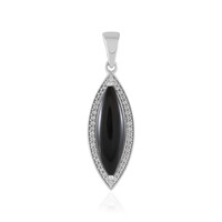 Pendentif en argent et Onyx noir