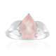 Bague en argent et Quartz rose