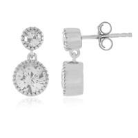 Boucles d'oreilles en argent et Zircon