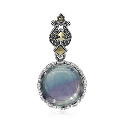 Pendentif en argent et Fluorite (Annette classic)