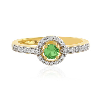 Bague en argent et Grenat Tsavorite