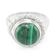 Bague en argent et Malachite