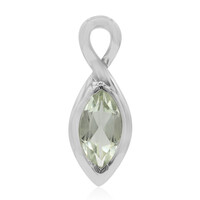 Pendentif en argent et Améthyste verte