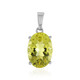 Pendentif en argent et Quartz citron