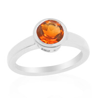 Bague en argent et Citrine Madère