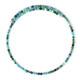 Collier ras du cou en acier et Turquoise (Riya)