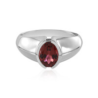 Bague en argent et Tourmaline rose