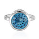 Bague en argent et Topaze bleu Suisse (MONOSONO COLLECTION)