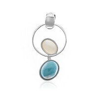 Pendentif en argent et Larimar