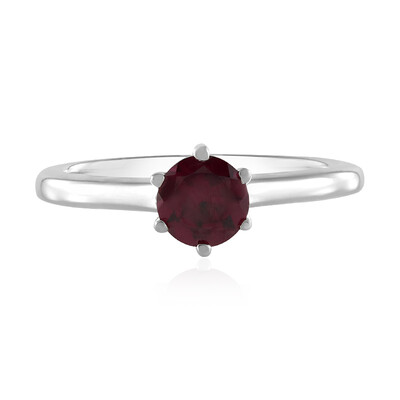 Bague en argent et Grenat Rhodolite