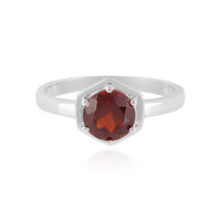 Bague en argent et Grenat Hessonite