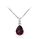 Collier en or et Grenat Rhodolite