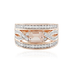 Bague en or et Morganite AAA (SUHANA)