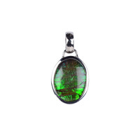 Pendentif en argent et Ammolite