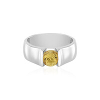 Bague en argent et Béryl jaune