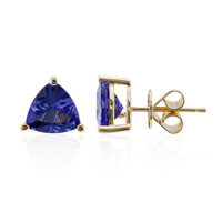 Boucles d'oreilles en or et Tanzanite AAA (CIRARI)