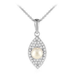 Collier en argent et Perle de culture d'eau douce