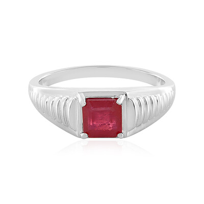 Bague en argent et Rubis de Bemainty