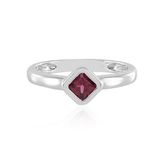 Bague en argent et Grenat Rhodolite