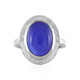 Bague en argent et Calcédoine bleue