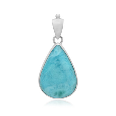 Pendentif en argent et Larimar