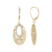 Boucles d'oreilles en or et Diamant I2 (I) (Ornaments by de Melo)