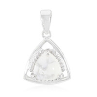 Pendentif en argent et Howlite