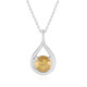 Collier en argent et Citrine