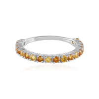 Bague en argent et Citrine