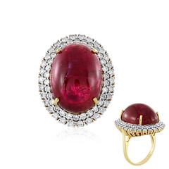 Bague en or et Rubellite (AMAYANI)