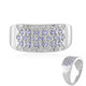 Bague en argent et Tanzanite