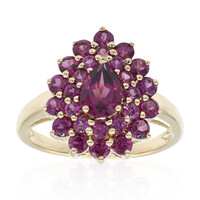 Bague en or et Grenat Rhodolite