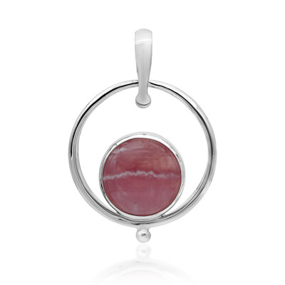 Pendentif en argent et Rhodochrosite