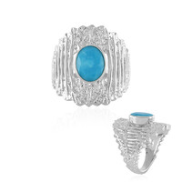 Bague en argent et Turquoise Sleeping Beauty (de Melo)