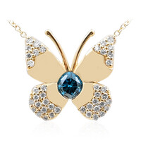 Collier en or et Diamant SI2 bleu (de Melo)