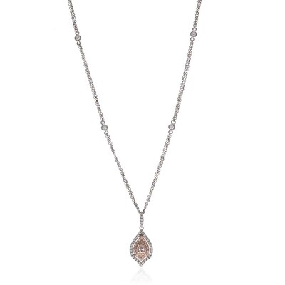 Collier en or et Diamant rose I1 (CIRARI)