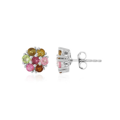 Boucles d'oreilles en argent et Tourmaline