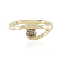 Bague en or et Diamant champagne I2 (de Melo)