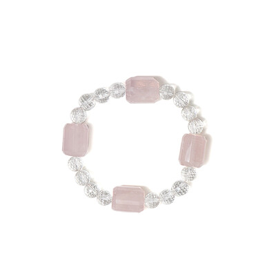 Bracelet et Quartz rose