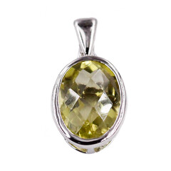 Pendentif en argent et Quartz de l'Ouro Verde