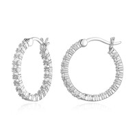 Boucles d'oreilles en argent et Zircon