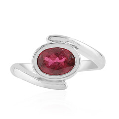 Bague en argent et Tourmaline rose du Brésil  (Pallanova)