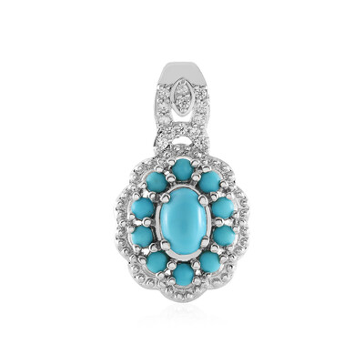 Pendentif en argent et Turquoise