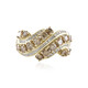 Bague en or et Diamant champagne I2 (de Melo)