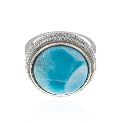 Bague en argent et Larimar