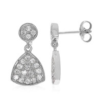 Boucles d'oreilles en argent et Zircon