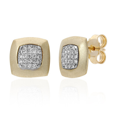 Boucles d'oreilles en or et Diamant SI1 (H)